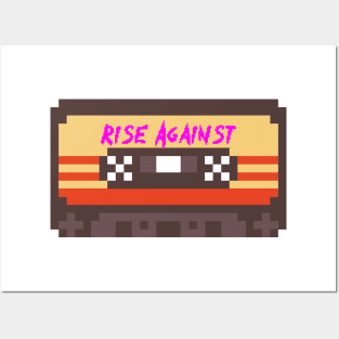 Rise Against 8bit cassette Posters and Art